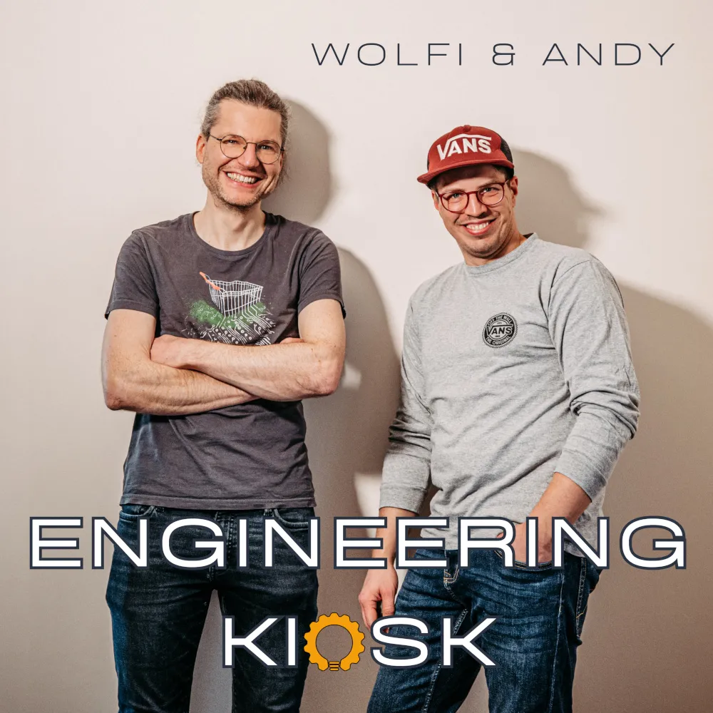 Die Podcast-Hosts Andy Grunwald und Wolfgang Gassler