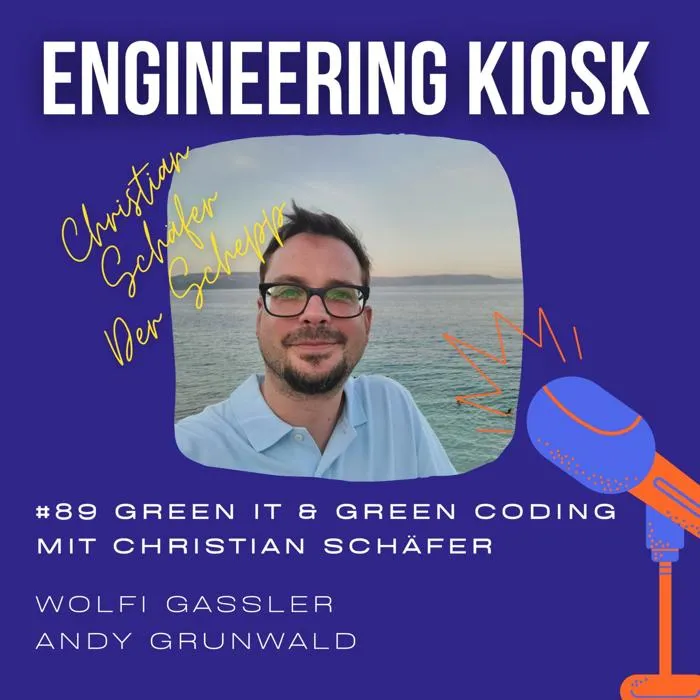Engineering Kiosk Episode #89 Die Klimakrise und Green IT: unser Einfluss über Hardware, Farben, Web-Performance und Green-Hosting mit Christian Schäfer